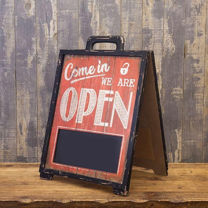 open サイン 看板 開店 閉店 両面 A型黒板 オープン クローズ お店