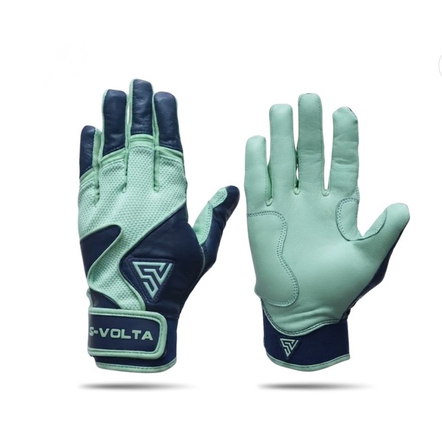 【YOUTH】 S-VOLTA 【ボルタ】プレミアムモデル バッティンググローブ NAVY×MINT GREEN
