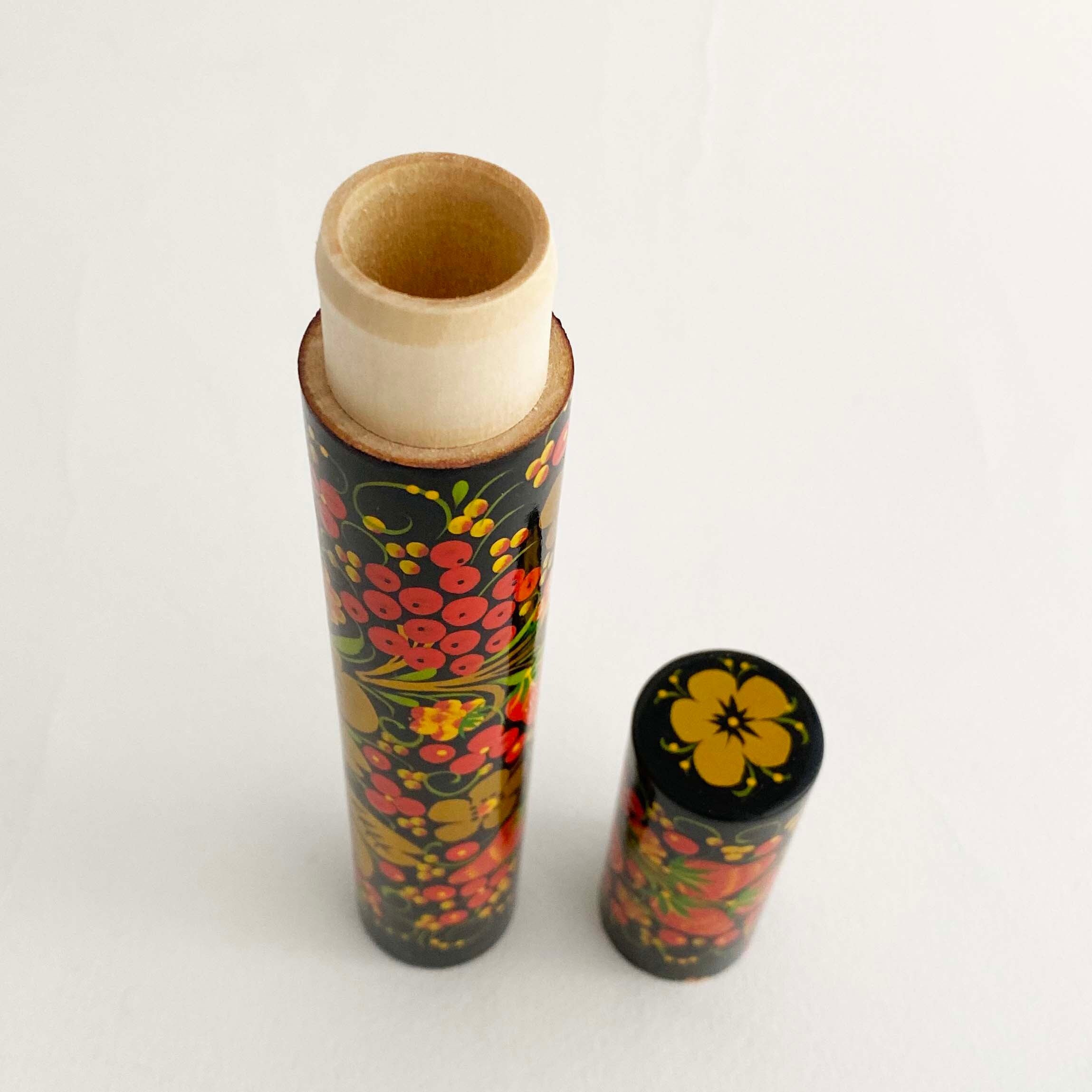 ホフロマ塗りの筒(大)