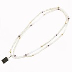 Guru-guru necklace グルグルネックレス　EMU-023-06 ホワイトベージュ