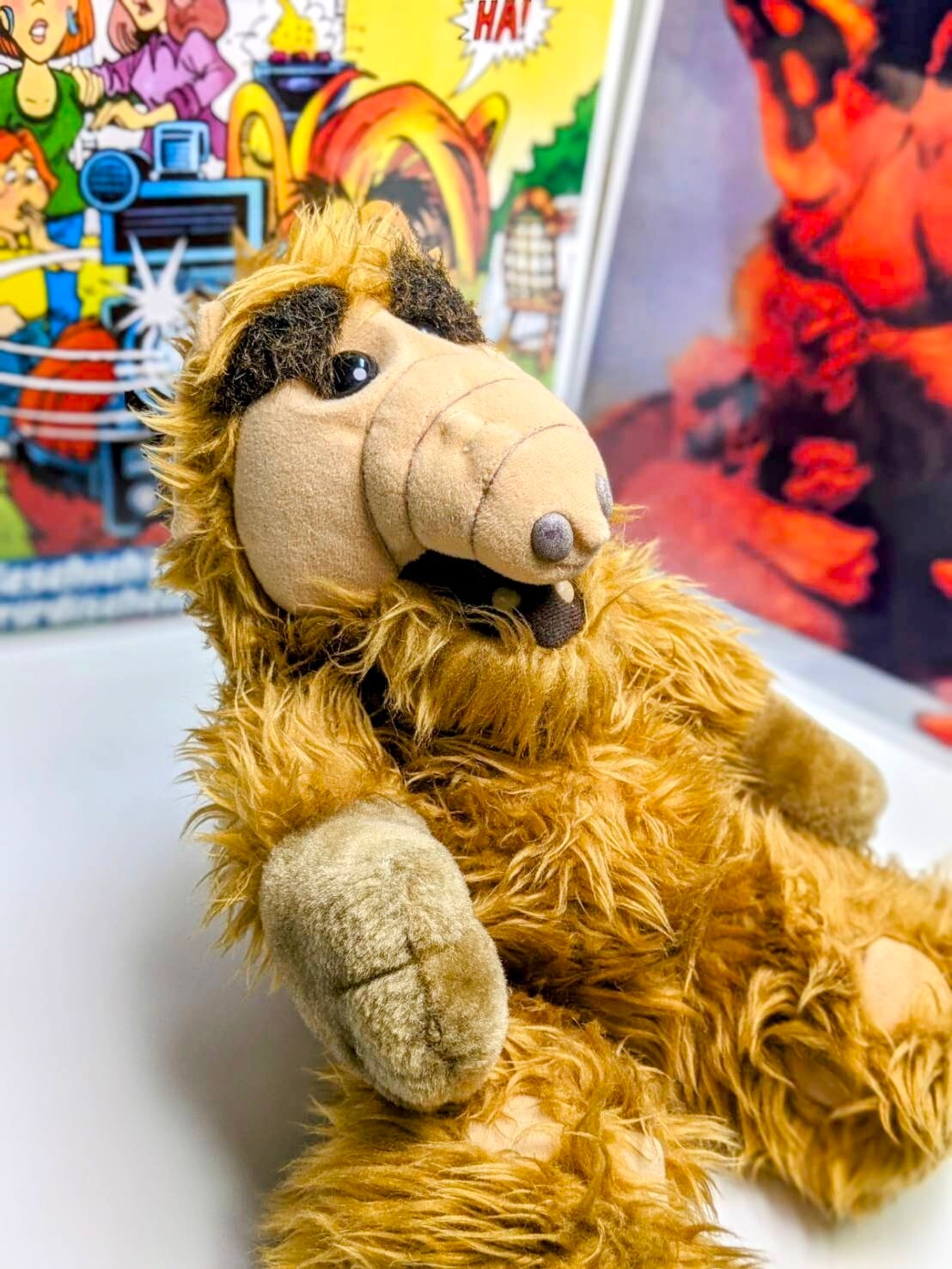 ☆ VINTAGE ☆【アルフ (ALF) ⑪ 】 80年代製 〘VINTAGE ビンテージ〙 ぬいぐるみ 〚アメリカン雑貨 アメトイ〛