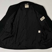 バレンザポー スポーツ VALENZAPO Sports 金ボタン ダブル テーラードジャケット M /ブラック/日本製