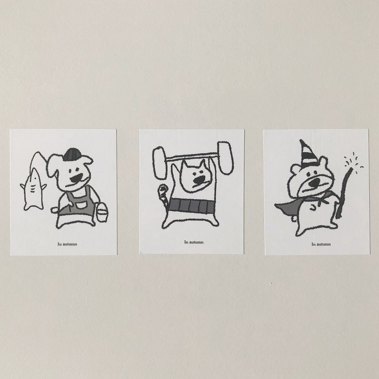 in autumn] Sticker pack（10枚） | moim - 韓国雑貨や小物の通販