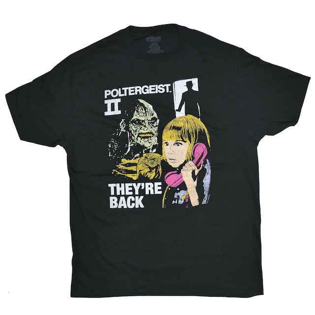 USED【L】Movie Poltergeist II The Other Side THEY'RE BACK Tee / American Classics ©2022 MGM