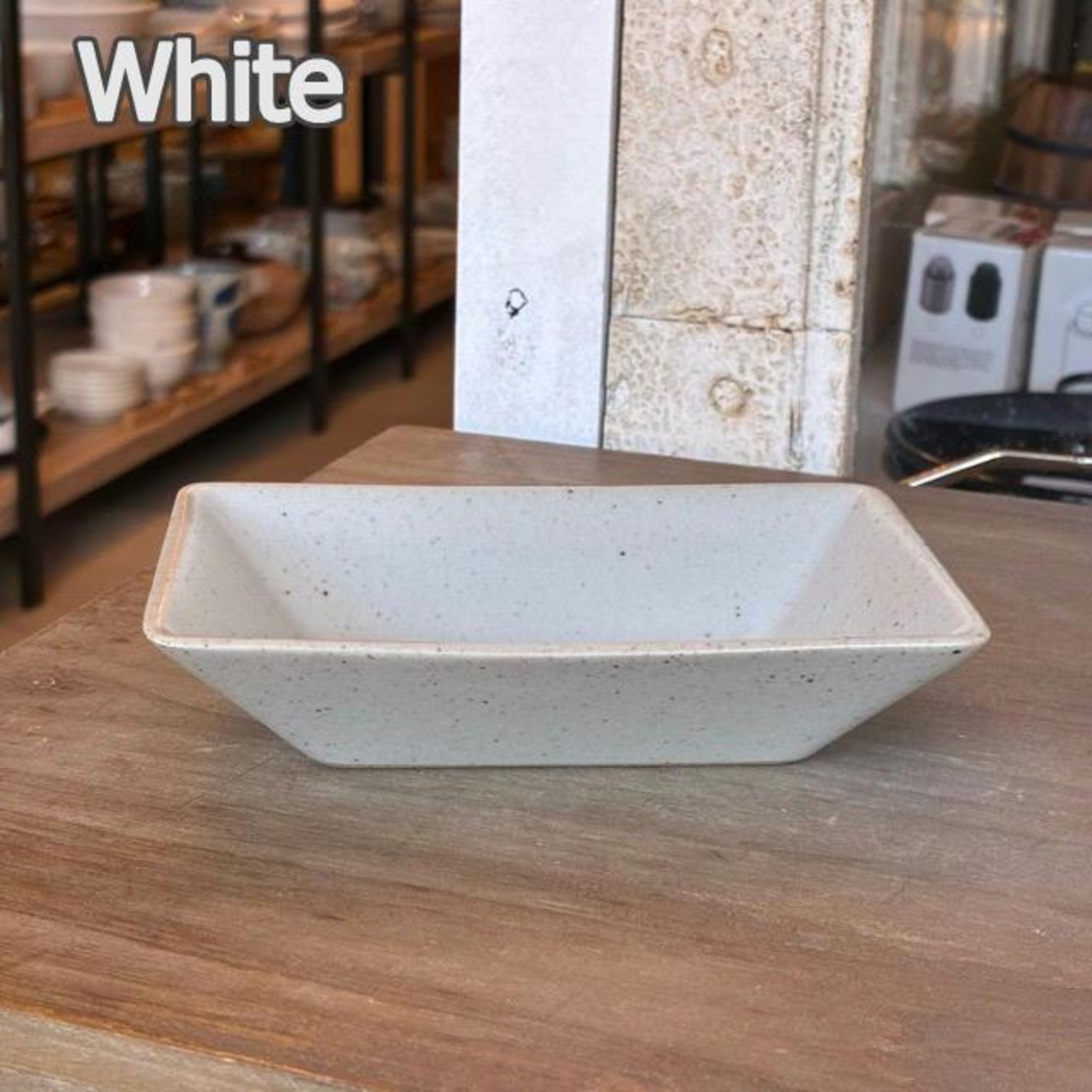 Thailand Stackable rectangle bowl S 100ml　タイ　カサネレクタングルボウル　M　前菜　軽量食器　食洗機可　小鉢　和食器　TAMAKI　サラダ　スタッキング