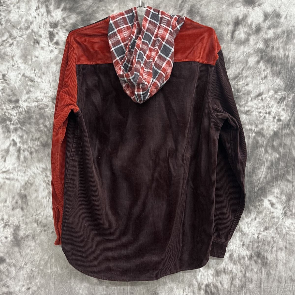 Supreme/シュプリーム【18AW】Hooded Color Blocked Corduroy Shirt