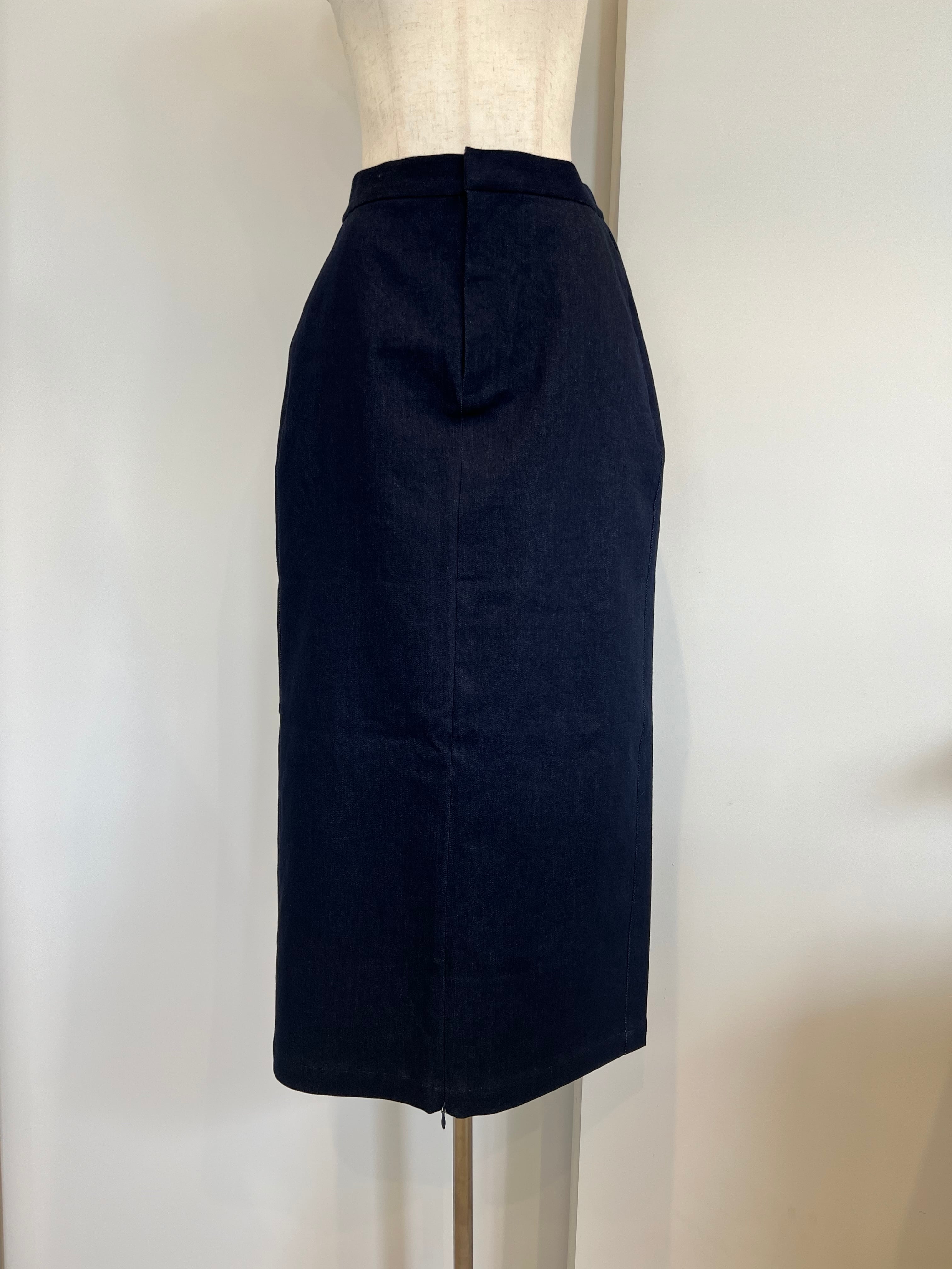 【 SELECT】ジップスリットストレッチスカート 13-0094