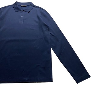 PRADA long sleeves polo shirt (1)