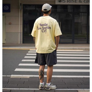Back logo layered collar tee 1440