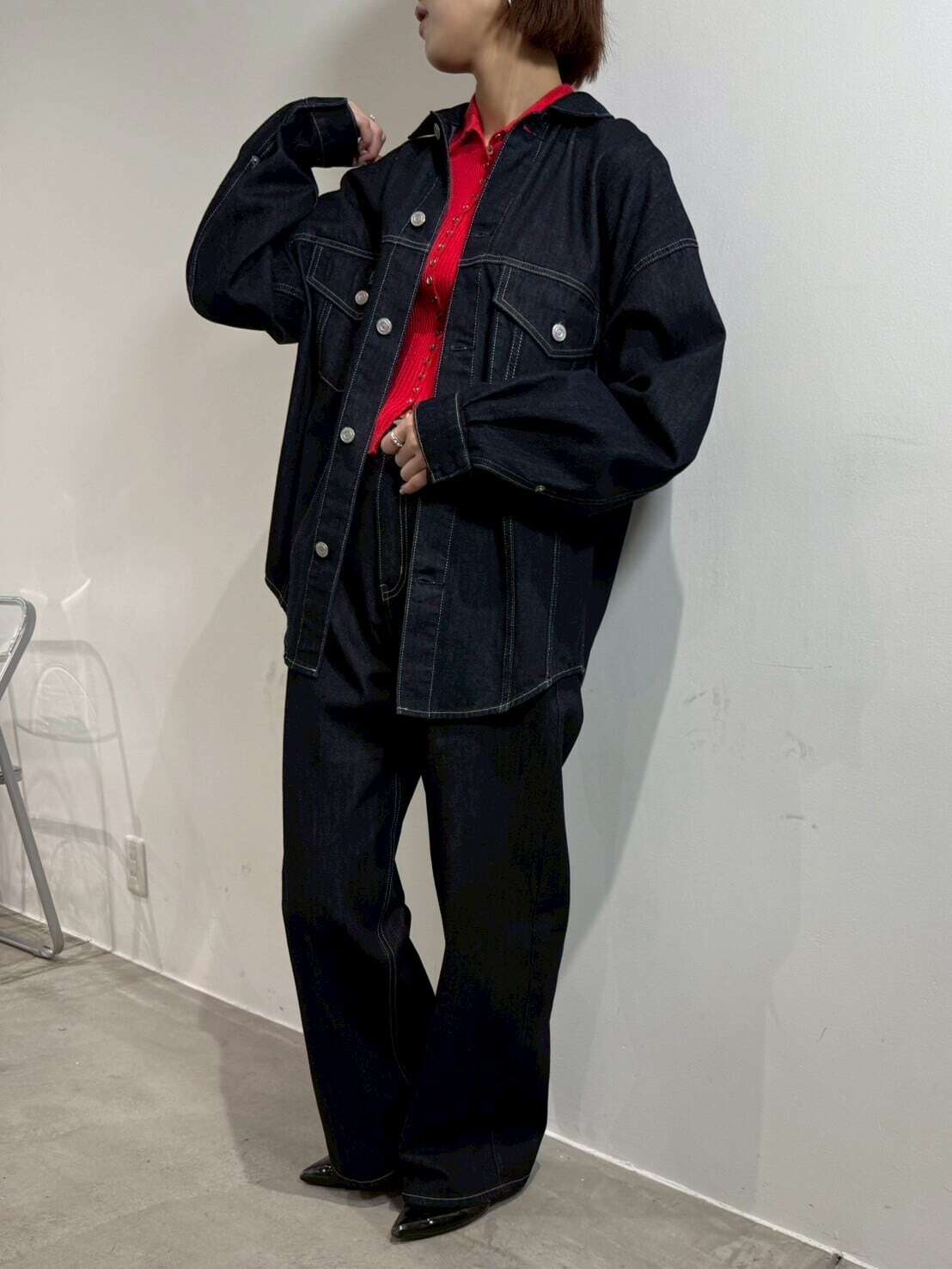 cafune:】DENIM shirt jacket | LASHIC