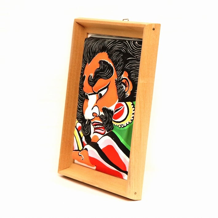 ネブタ工芸・津軽凧絵・ねぷた・ねぶた・額入・壁掛け・立体・No