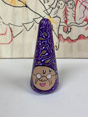 三角ダルマの村田の守り神・紫①村田笑顔1