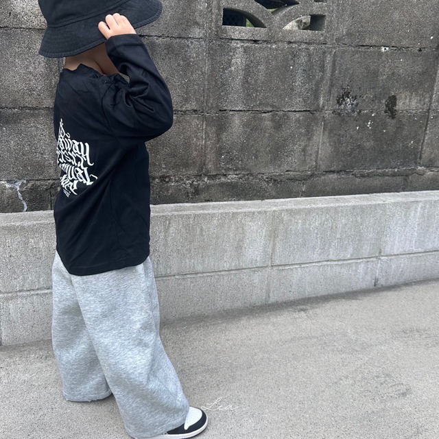 back logo long tee