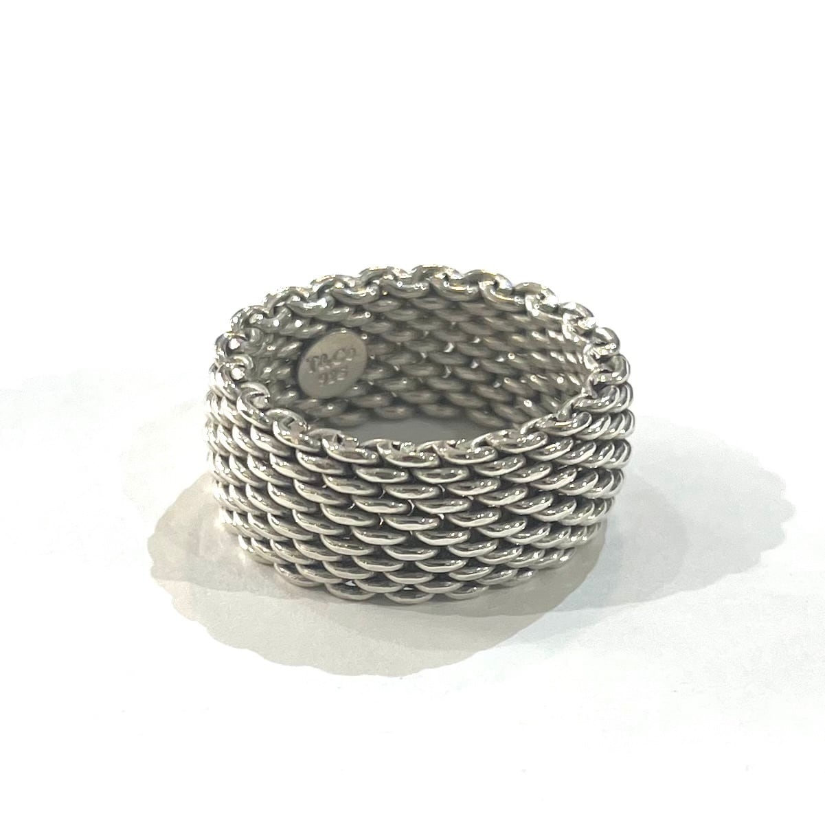 希少【TIFFANY＆CO】2454 【16号】ティファニーサマセットメッシュ
