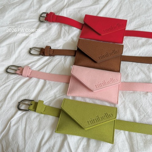 ninibello［取寄］suede belt bag 26autumn