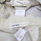 パーティドレス ワンピース ドレス グレイ系 アプレジュール apres jour グレー アイボリー くすみ お呼ばれ パーティ 発表会 フォーマル ファー レース 軽い 薄い 無地 上品 シンプル レディース お洒落 結婚式 二次会 高級感