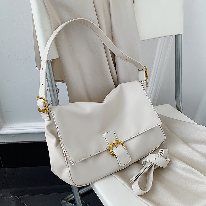 シンプルな大容量バッグハンドバッグ2020新しいトレンディなファッションファッションワンショルダー脇の下バッグネットレッドポータブルトートバッグ Tiancai_Wing_Bag9660992