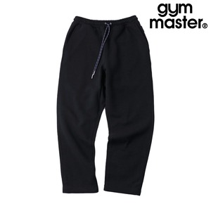 gym master ジムマスター 12oz ヘビー裏起毛 スウェットパンツ 裾スピンドル ワイドシルエット メンズ G833741 ブラック
