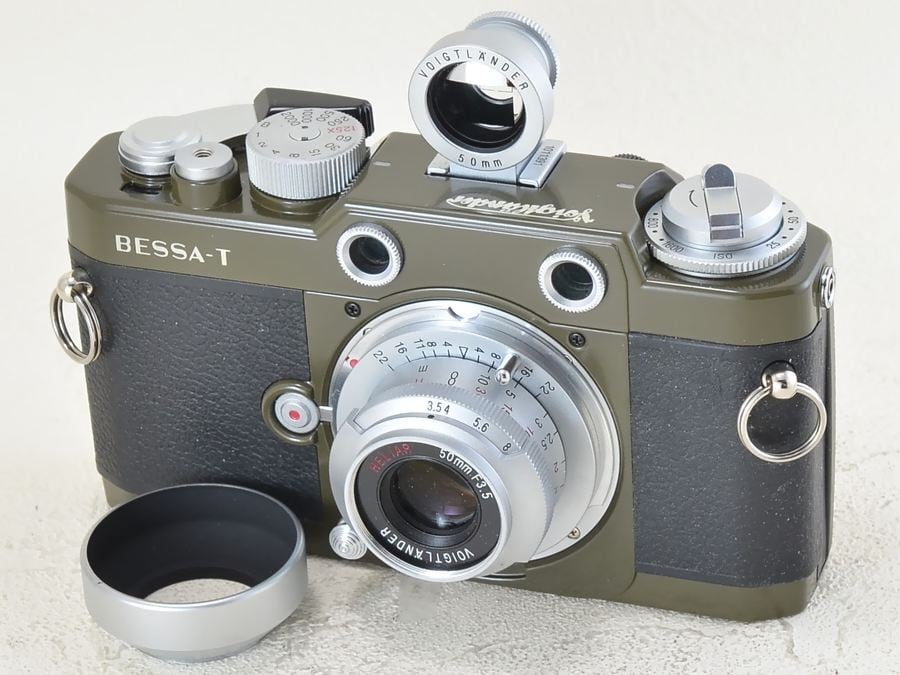 フォクトレンダーBESSA L オリーブ 28mm ファインダー付き