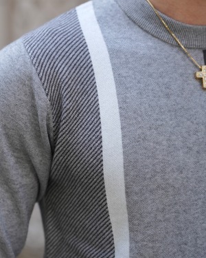 LUXURY CREWNECK KNIT【BEL-M-027】