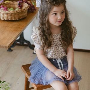 夏メッシュレギンス付きスカート