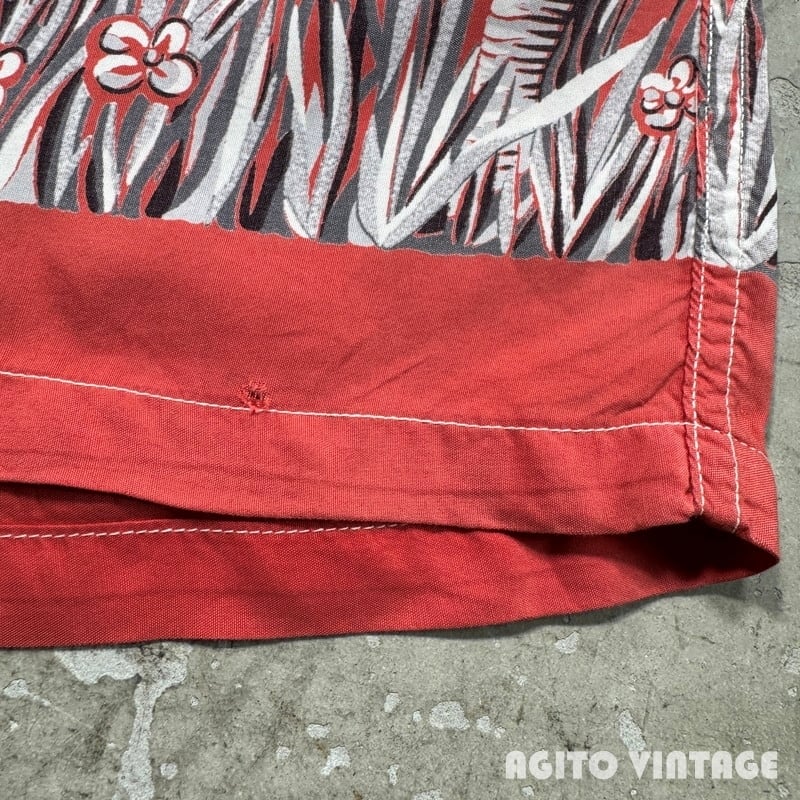 50's DUKE KAHANAMOKU MADE BY COSCO デュークカハナモク レーヨン