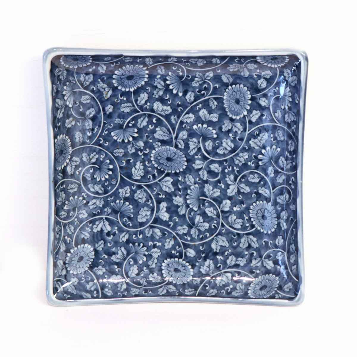 龍峰窯・花風流・角皿・箸付き・No.200426-34・梱包サイズ60