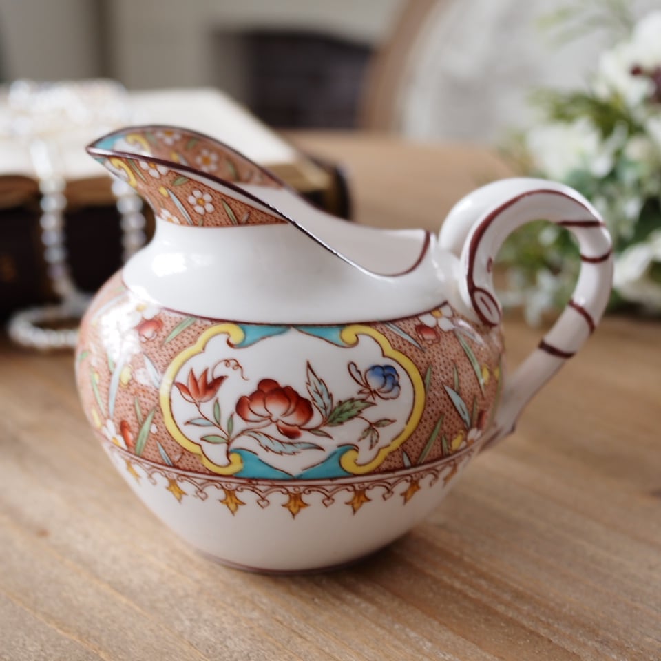 希少フランスアンティーク サルグミンヌ ミントン767 クリーマー F2