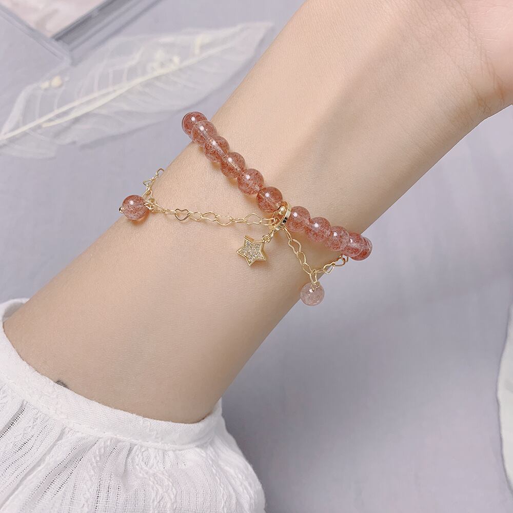 パワーストーン 水晶ブレスレット