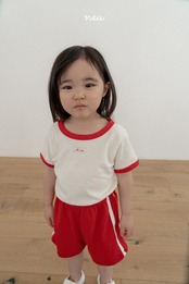 【取寄/韓国直送】Neu 26/SM バイカラーハーフパンツ｜夏服｜韓国子供服