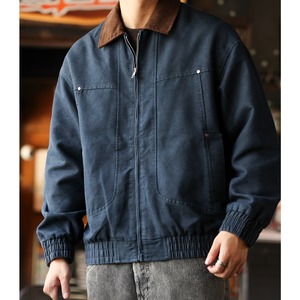 コーデュロイラペルワークジャケット 220339