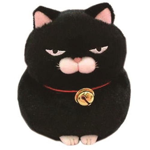 ひげまんじゅうぬいぐるみ 黒豆(7438253)