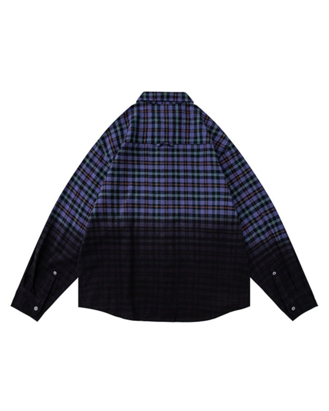 グラデーションチェックシャツ S0364