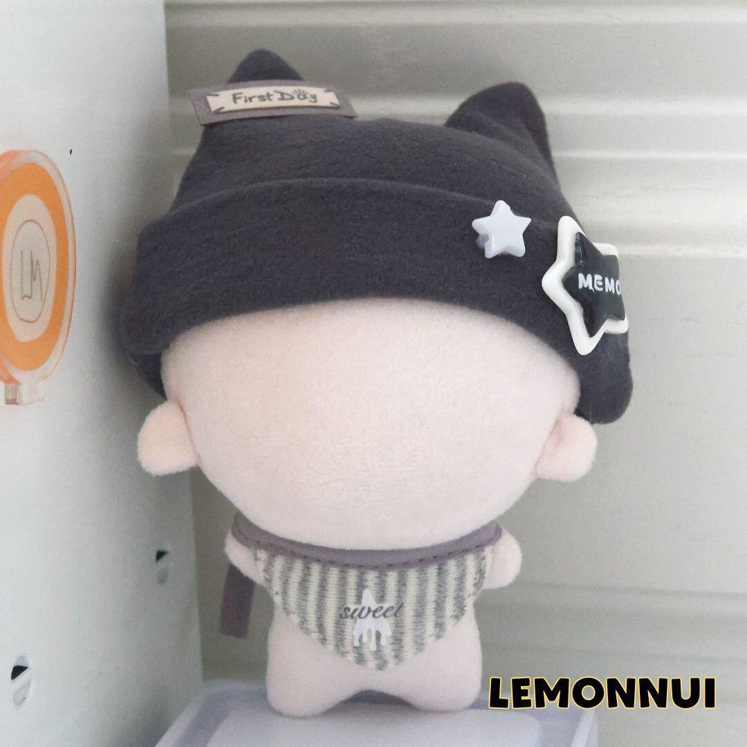 10cm 11cm着せ替え ぬいぐるみ服 ちびぬい 帽子 よだれかけ 推し活