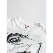 90s M.C.Escher "MULCH PRINT" Art Tee MADE IN USA  Size L
