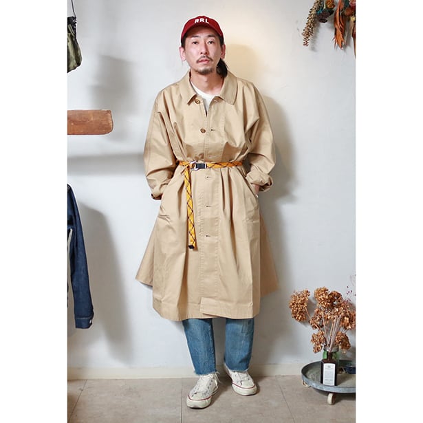 Porter Classic GABARDINE SWING COAT ポータークラシック ギャバジン ...