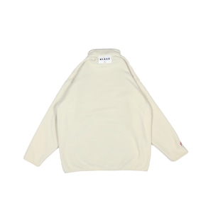 LOGO PATCH MICRO FLEECE JACKET [ECRU]