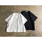 SOIL(ソイル) Power Loom Linen Boat Neck Pullover With Lace