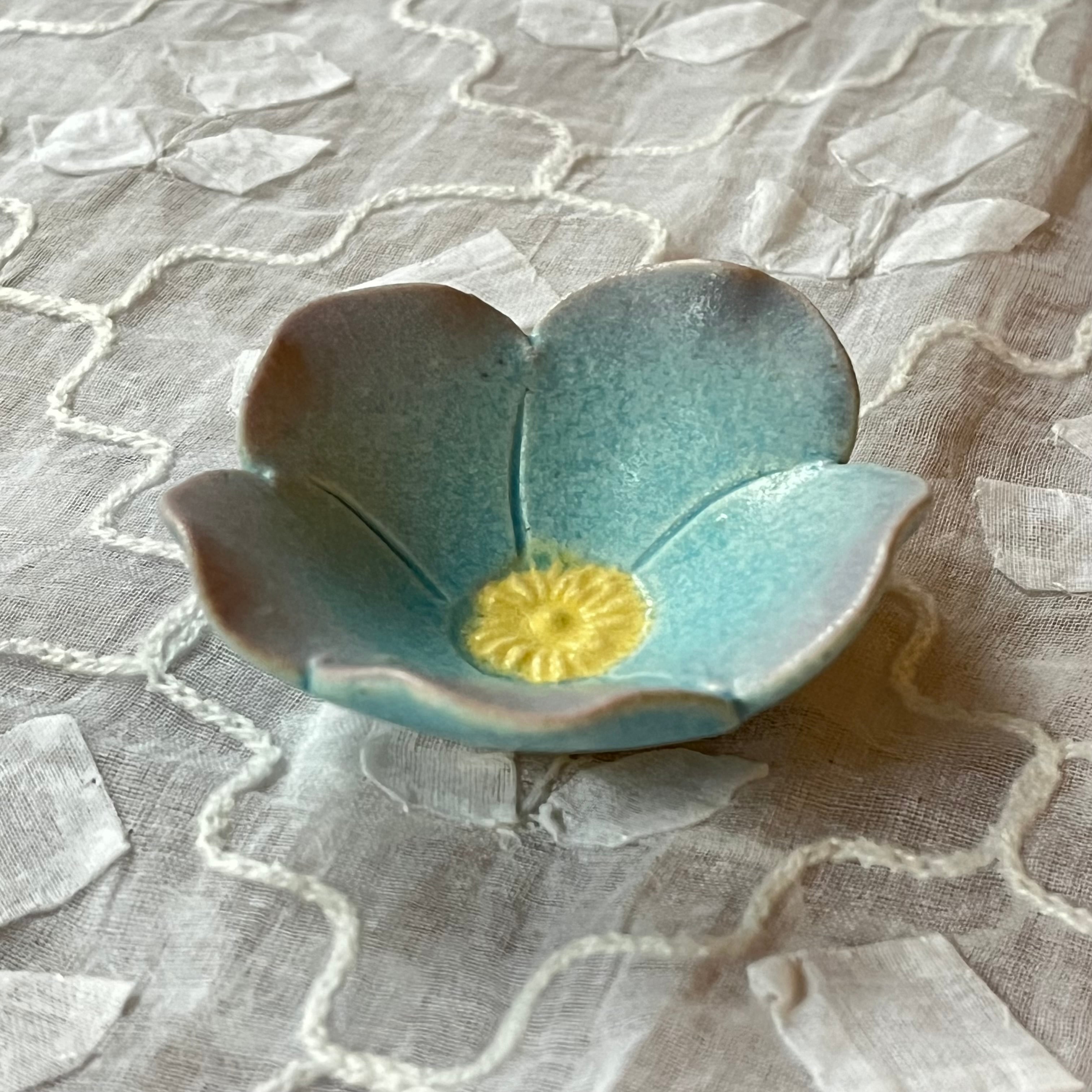 桐箱入】Flower 野の花々 花豆皿セット(幅7cm) | TSUNE;田中恒子の器