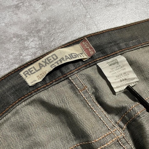 【W34 L34】 usa levi's 先染ブラック リーバイス 559 詳細写真7