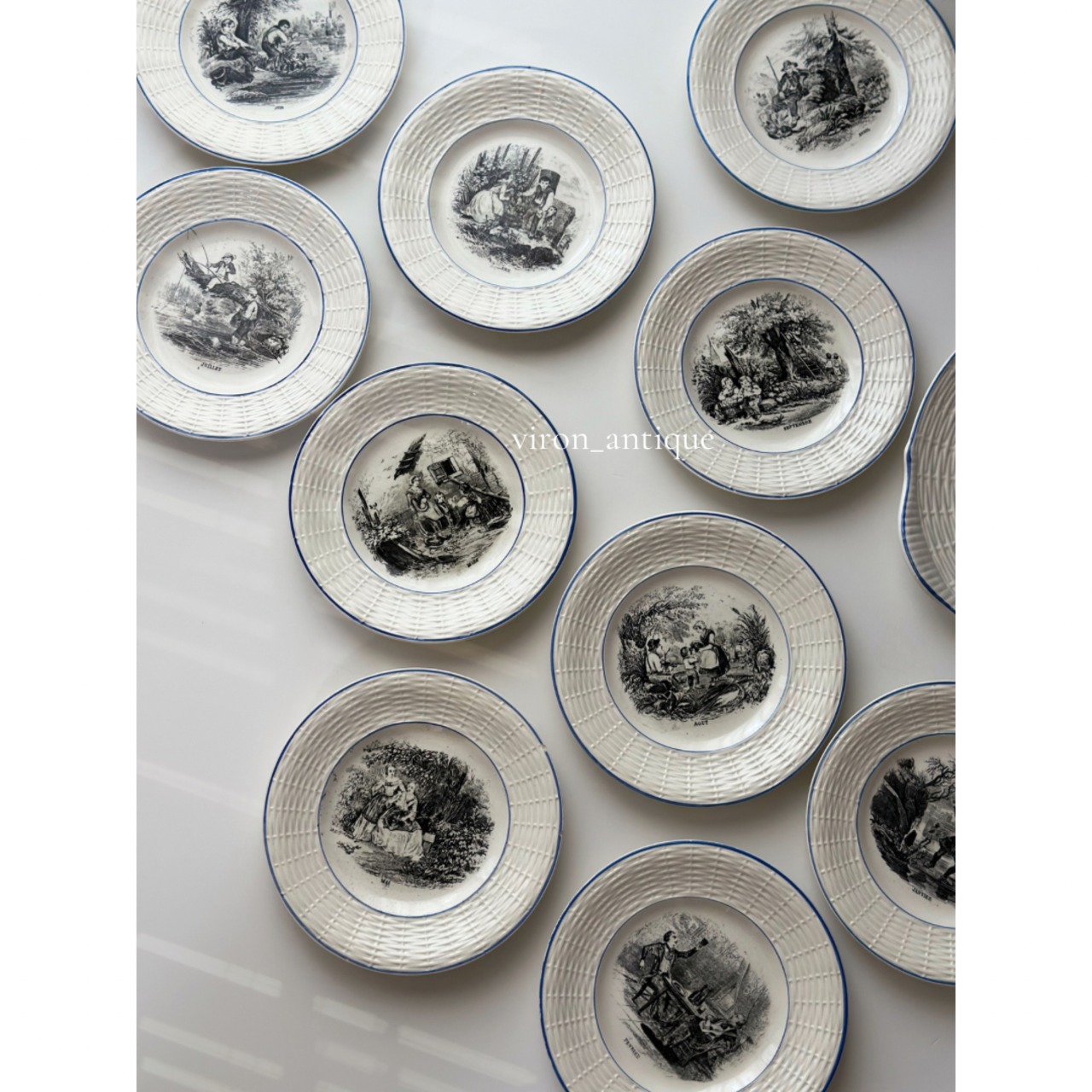 ディゴワン サルグミンヌ RIBEAUVILLE お皿3枚セット