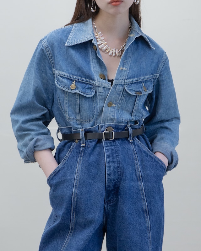 1940s Lee - good damaged denim jacket