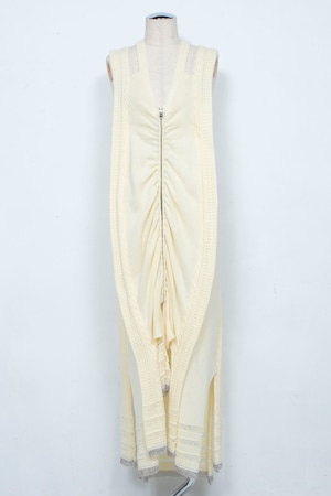 Zip Knit Onepiece P24ss001