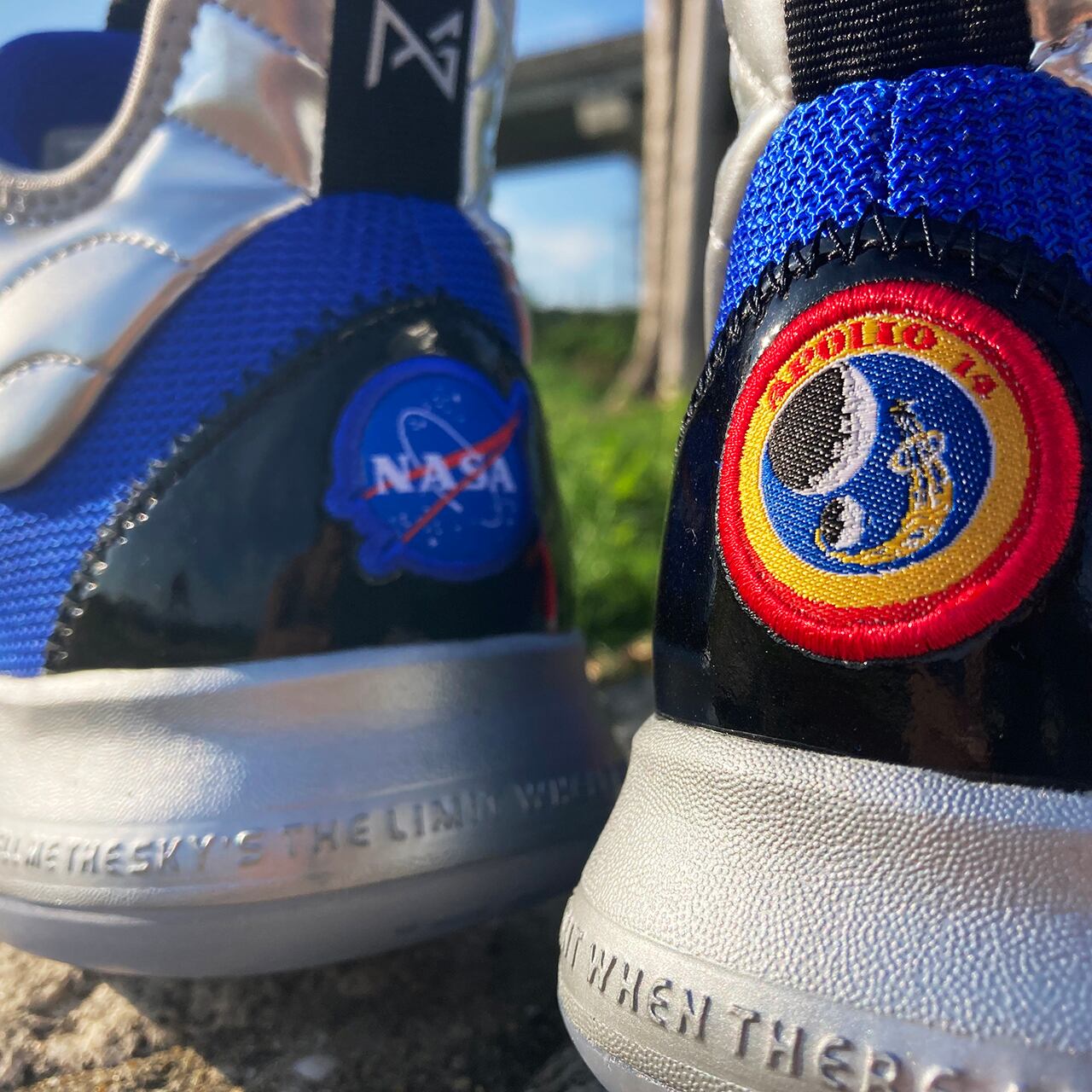 ナイキ PG3 NASA BLUE 27.5cm - 靴/バッグ