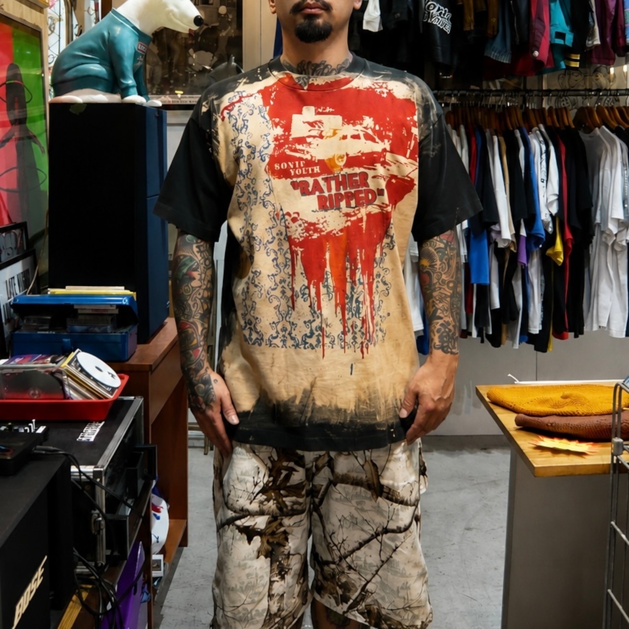 Mu-I SONIC YOUTH RATHER RIPPED SS T-SHIRTS
