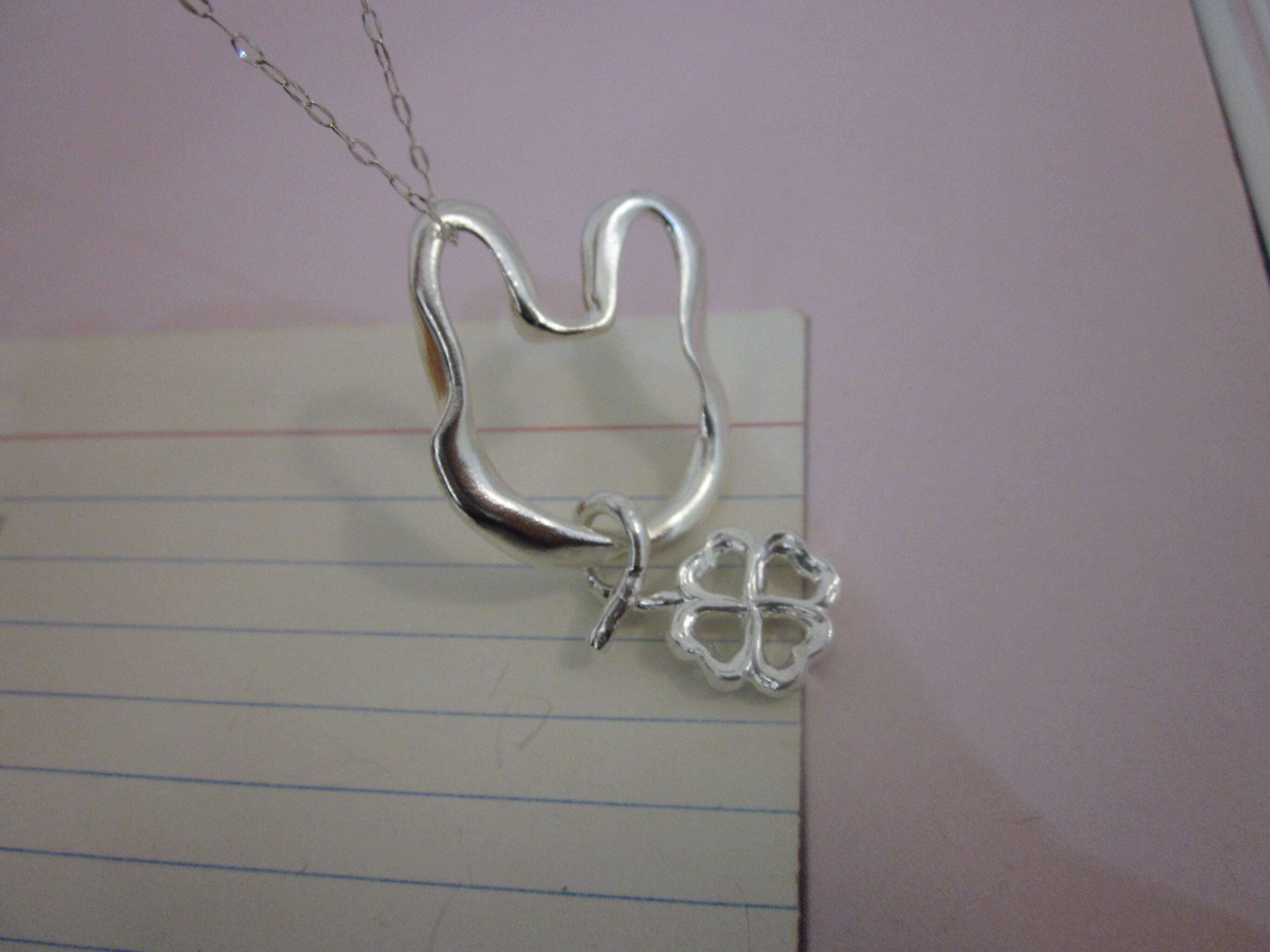 四葉とメビウサギのRING / RING・NECKLACE silver925 LJ24024R