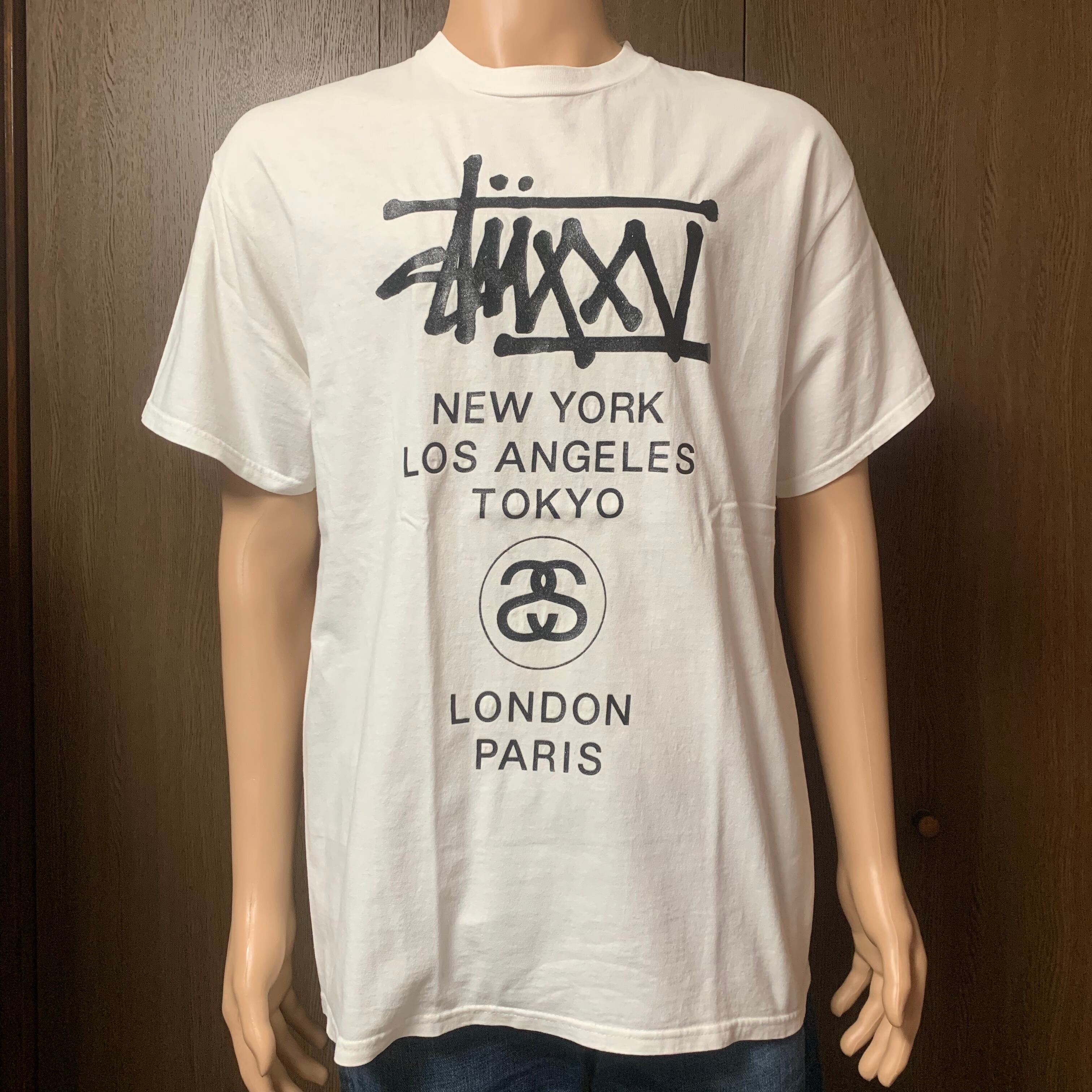 STUSSY ステューシー ワールドツアー 長袖Tシャツ Ｍサイズ