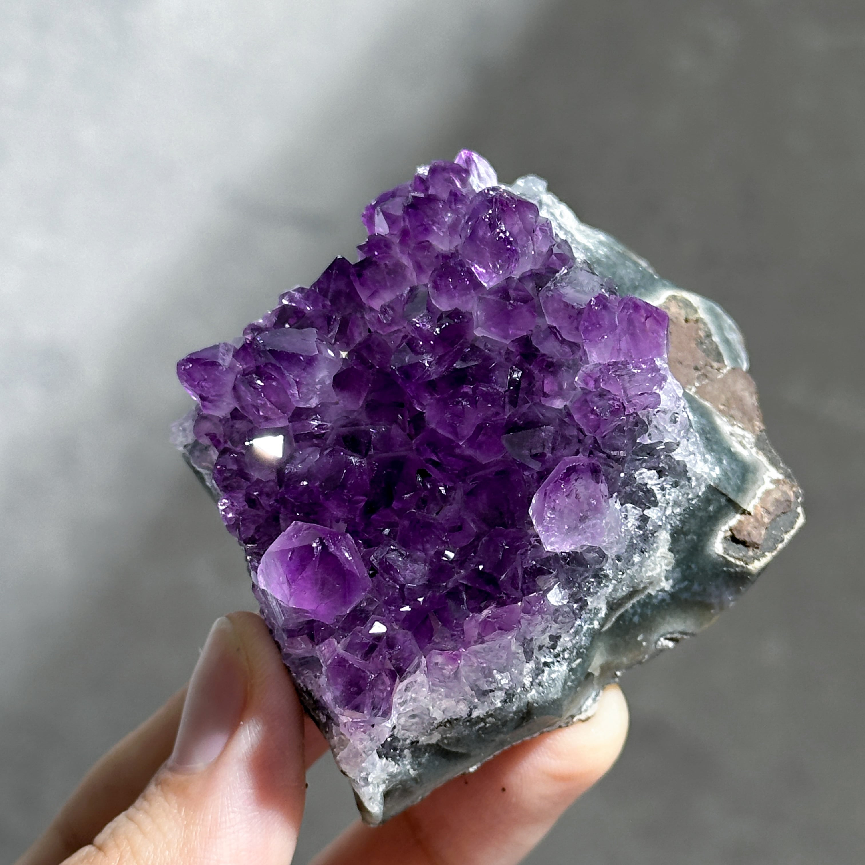 希少♡コンゴ産アメジストポイントクラスター♡原石♡No.1371 高品質】ウルグアイ産アメジスト 原石75◇ Amethyst ◇天然石・鉱物
