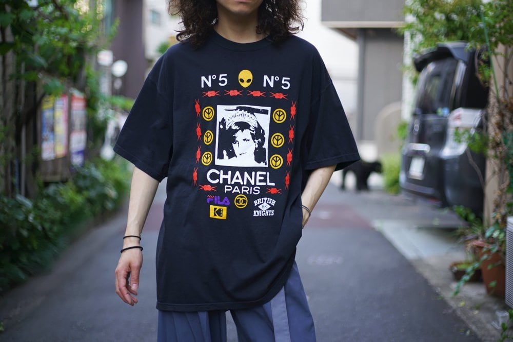 Bootleg Chanel [Bootleg-CHANEL] Vintage Print T-shirt [1990s