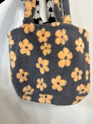 雑貨 花柄ボアバッグ32962